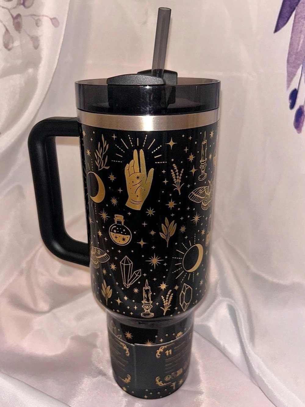 Stanley Halloween Quencher Tumbler 40 oz Black Magic - Picture 3 of 5
